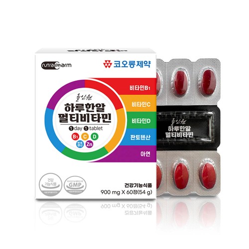 코오롱제약 올인원 하루한알 멀티비타민 900ml x 60정