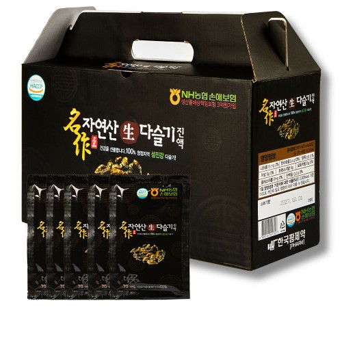 명작 자연산 국내산 다슬기진액 70ml*30포(4박스)