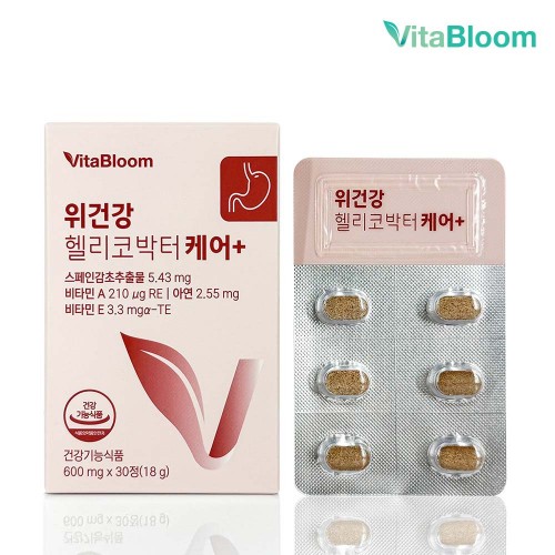 비타블룸 위건강 헬리코박터케어 600mg * 30정