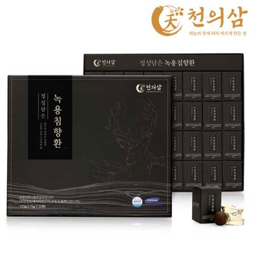 천의삼 정성담은 녹용침향환 (3.75g*32환)