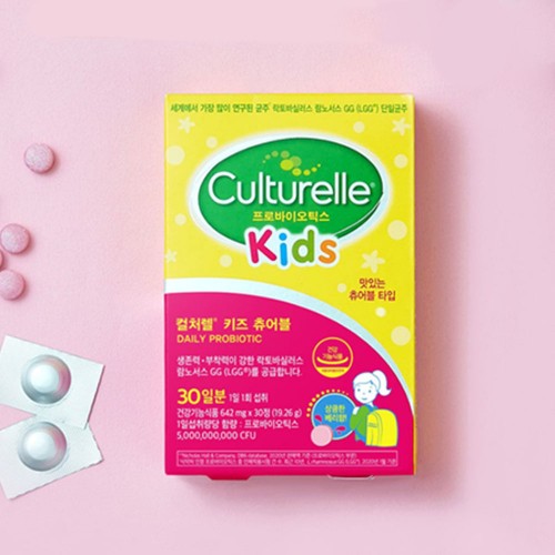 컬처렐 유산균 키즈 츄어블 642mg x 30정