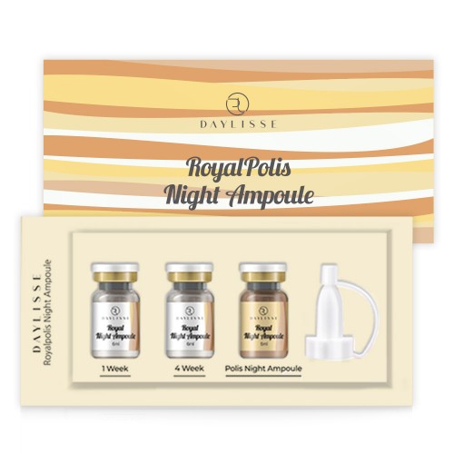 [유통기한할인]DAYLISSE 데이리쎄 로얄 프로폴리스 영양 보습 주름개선 앰플 세트 6ml x 2ea + 3ml x 1ea/25.9.22까지