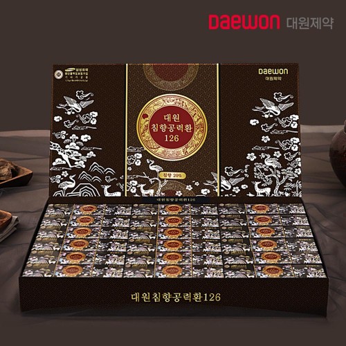[착한가격기획전]대원제약 침향공력환126 (3.75g x 7환 x 18ea )/쇼핑백