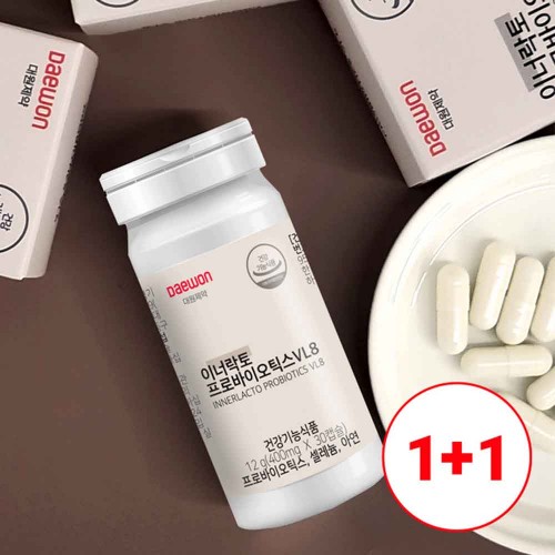 대원제약 질유산균 이너뷰티 모유 프로바이오틱스 400mg*30캡슐 2박스(2개월분)