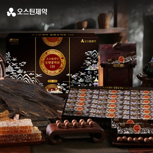 오스틴제약 침향공력환126 3.75g x 126환/인도네시아産 침향 22% 함유(홍삼농축액+녹용함유)