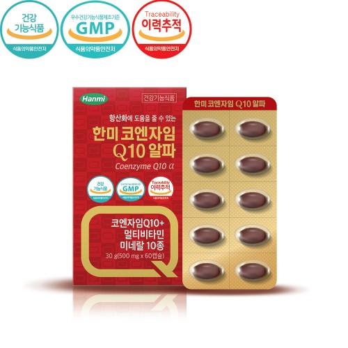 한미 코엔자임 Q10 알파 30g (500mg x 60캡슐)
