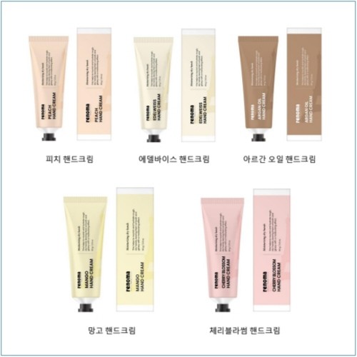 renoma(레노마) 핸드크림 60ml / 5종