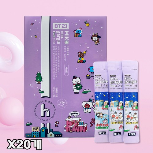 [기간한정특가]미코 후가글 휴대용 스틱 구강청결제 자스민민트향 10ml x 20개입, 20개