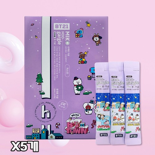 미코 후가글 휴대용 스틱 구강청결제 자스민민트향 10ml x 20개입, 5개