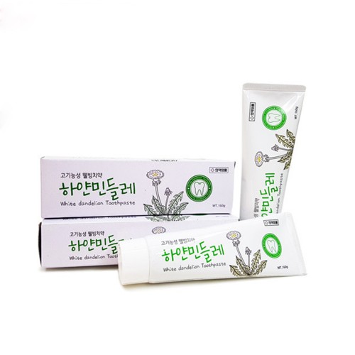 고기능성 웰빙치약 하얀민들레 민드리치약 150g*3개