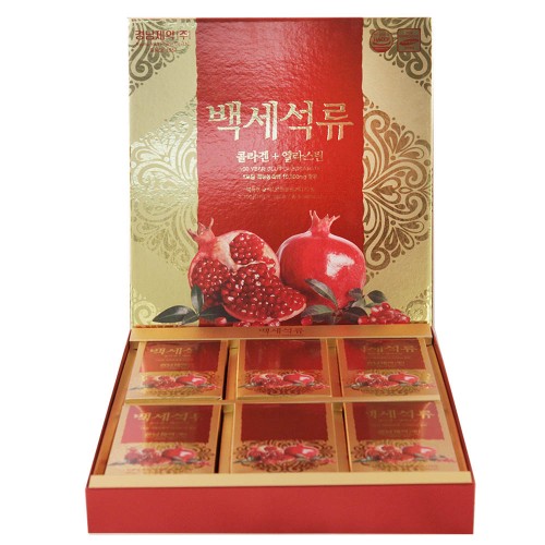 경남제약 백세석류 콜라겐+엘라스틴 15g x 180포