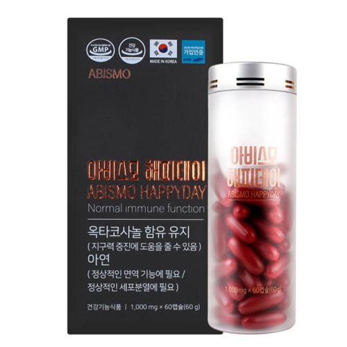 아비스모 해피데이 1000mg x 60캡슐