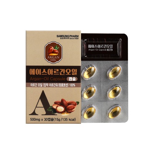 삼성제약 에이스아르간오일캡슐 500mg x 30캡슐