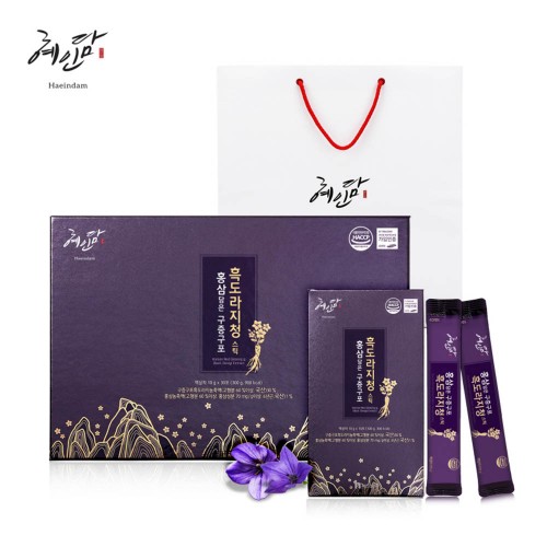혜인담 홍삼담은 구증구포 흑도라지청스틱 10gx30포