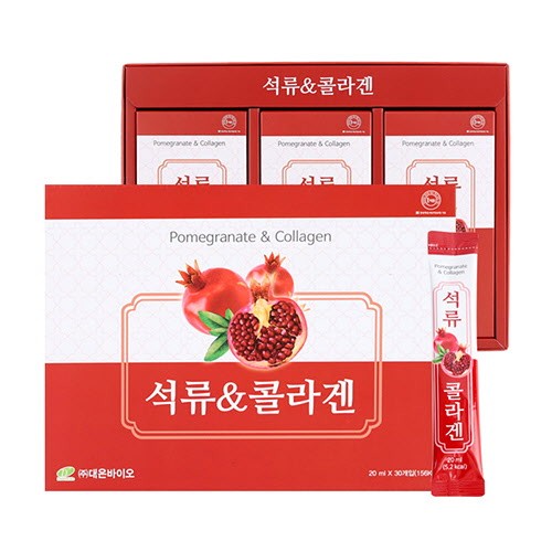 [대은바이오] 석류&콜라겐 스틱 [20ml X 30스틱] / 쇼핑백 포함