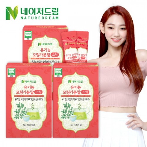 네이처드림 유기농 모링가분말 스틱 1g*15포*3박스