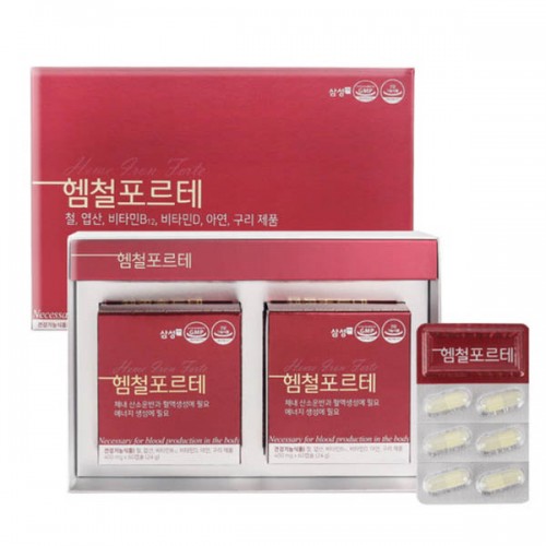 삼성에프앤비 헴철포르테 (400mg*60cap*2통)