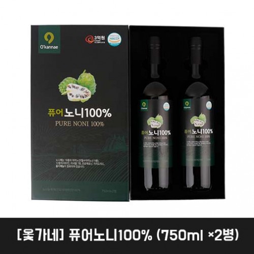 옻가네 퓨어노니100% (750ml ×2병)