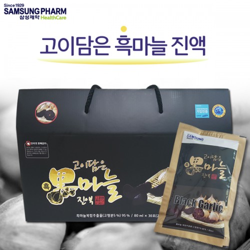 삼성제약헬스케어 삼성흑마늘진액 80㎖ X 30포