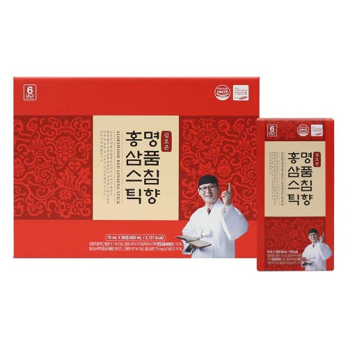 2025년 [김오곤] 명품 침향 홍삼 스틱(15g x30포/선물용 쇼핑백 포장)