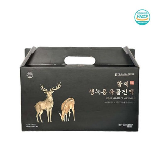 황제녹용육골진액 70mlx30포 * 4박스