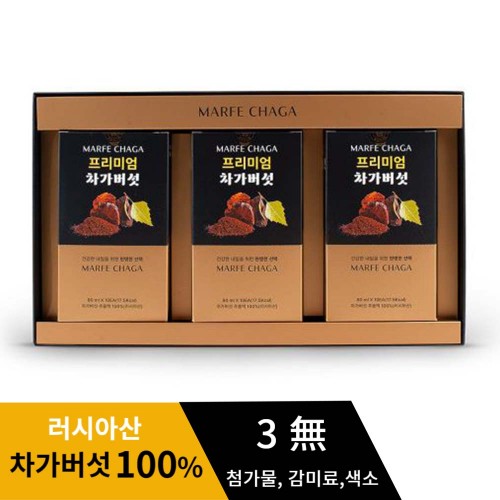 마르페 프리미엄 차가버섯 80ml x 30포 항암 명절선물