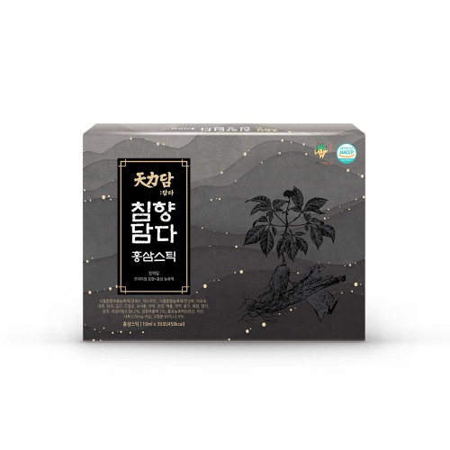 천력담 침향담다 홍삼스틱 10ml x 30포(쇼핑백포함)