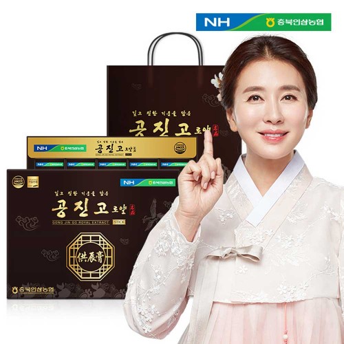 충북인삼농협 동의삼 공진고로얄스틱 15g x 30포 + 쇼핑백