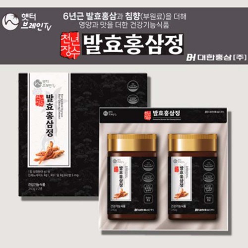 [대한홍삼] 천년장수 발효홍삼정 (240g*2P)