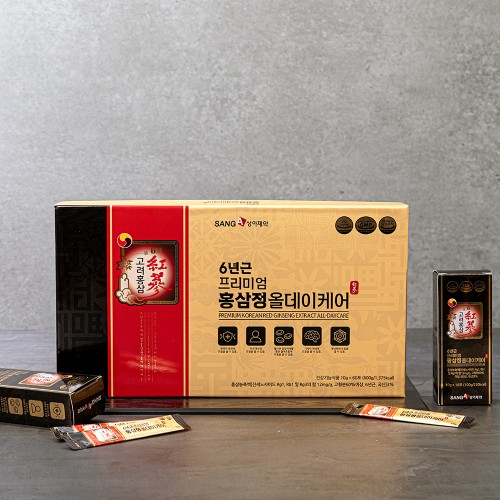 상아제약 6년근 프리미엄 홍삼정 올데이 케어 10g x 60포 (2개월분)
