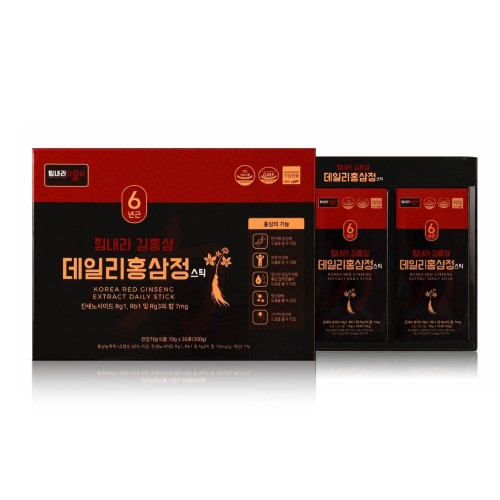 힘내라 김홍삼 데일리 홍삼정스틱 10g*30 +선물용쇼핑백