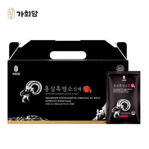 가희담 홍삼 흑염소진액 담 70ml*30포