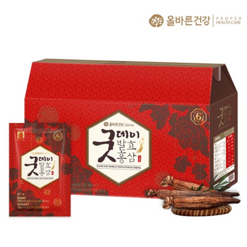 [올바른건강] 굿데이 발효홍삼 50ml x 30포