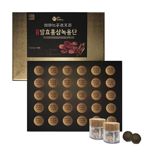 햇터브레인TV 발효홍삼 녹용단 4g x 30환