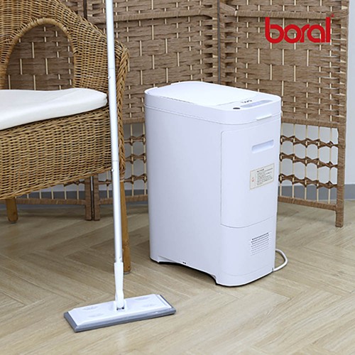 보랄 더데일리 15리터 자동센서 진공 쓰레기통 청소기 BR-J400V (본체+전용밀대)