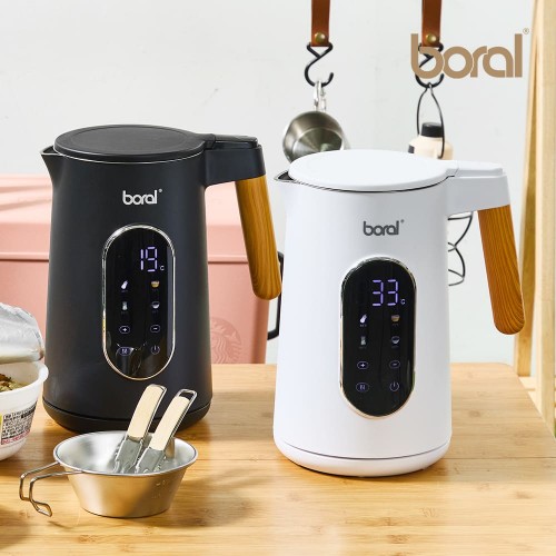 보랄 BIG LCD 디지털 이중 통스텐 전기주전자 1.7L BR-701D