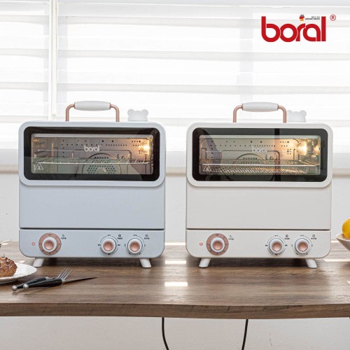 보랄 20L 스팀 에어프라이어오븐 BR-S1250AF (아이보리/파스텔블루 색상택일)