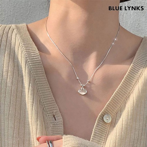 블루링스 URB 실버 S925 럭키락 목걸이 BRM-URB01