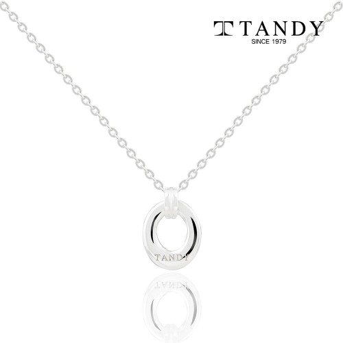 [TANDY] 탠디 실버925 인터라킹 듀얼 펜던트 목걸이 TDN604