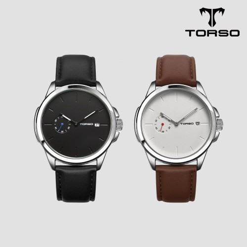 토르소 콤베 인그레이빈 워치 남성 가죽시계 T106L-SBBK/T106L-SSBR