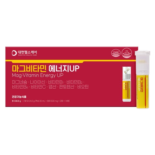 [대현헬스케어] 마그비타민에너지 UP (20ml+500mg*2정) x 14병