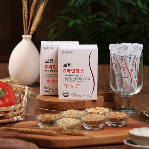 [1+1] 보령컨슈머헬스케어 보령S라인효소 (3g x 30포)×2개