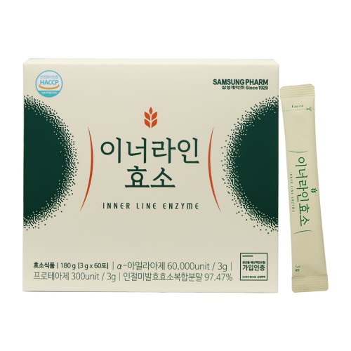 [삼성제약] 이너라인효소(3g X 60포)