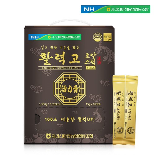 [농협] 지리산마천농협 활력고로얄스틱(15g*100포) 100일분