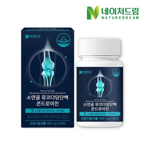 [유통기한할인]네이처드림 소연골 뮤코다당단백 콘드로이친 900mg x 60정/25년12월10일까지