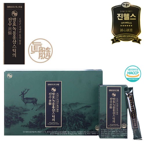 일화 진웰스 발효녹용 홍삼스틱의 진수 12g x 30포