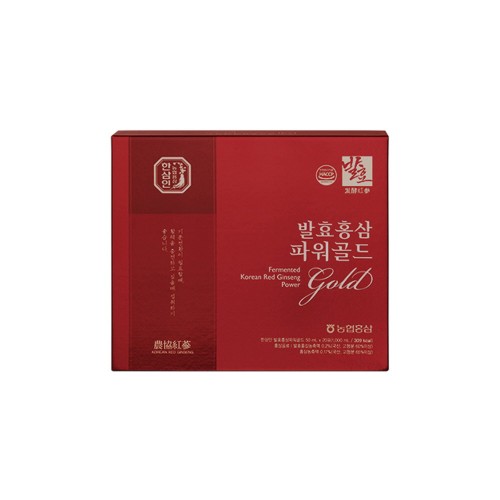 [한삼인] 발효홍삼파워골드 50ml*20포
