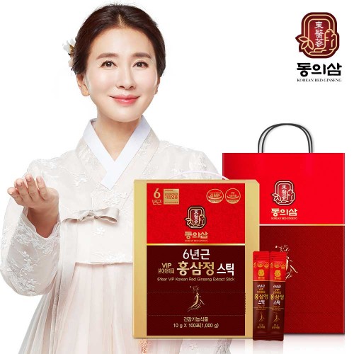 동의삼 6년근 VIP 홍삼정스틱(100포) /쇼핑백 증정