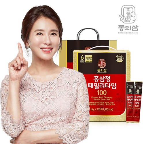 동의삼 홍삼정패밀리타임100 (10g x 100포) + 쇼핑백