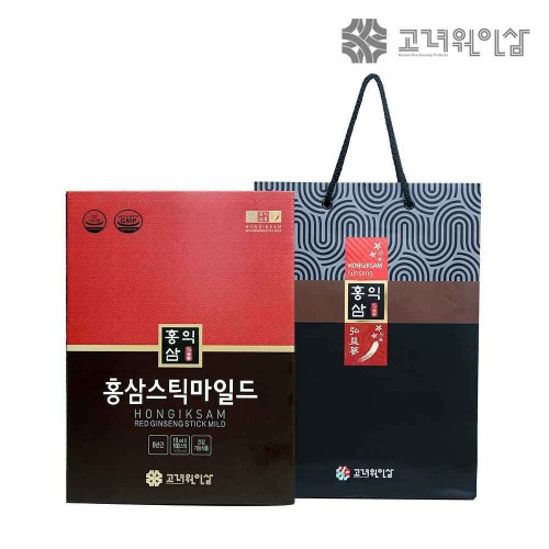 [홍익삼] 국산 6년근 홍삼스틱 마일드 실속형 10ml x 100포